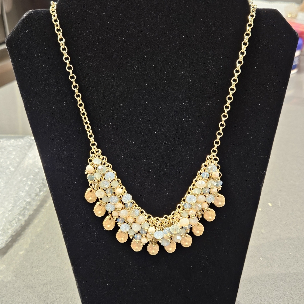 Leslie Danzis vintage bib necklace